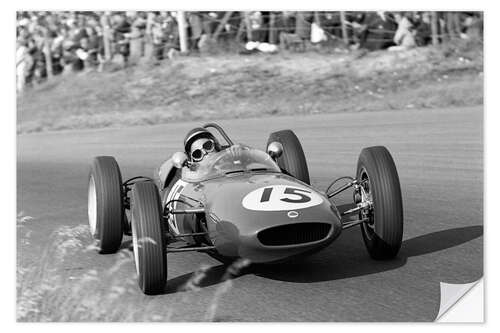 Naklejka na ścianę Jim Clark, Lotus 21 Cimax, Dutch Grand Prix, Zandvoort 1961