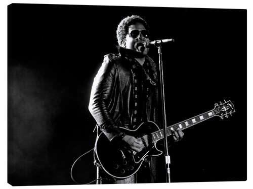 Canvas print Lenny Kravitz in concert, F1 Russian Grand Prix, Sochi 2014