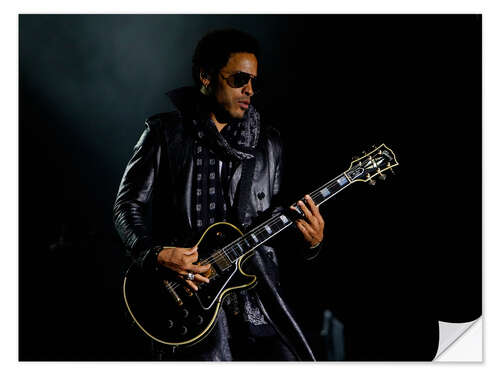 Selvklæbende plakat Lenny Kravitz in concert, F1 Russian Grand Prix, Sochi 2014