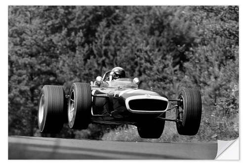 Wall sticker Jackie Stewart, BRM P83, German Grand Prix, Nurburgring 1967