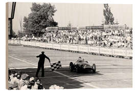 Hout print Juan Manuel Fangio in the Maserati 250F wins German GP, 1957