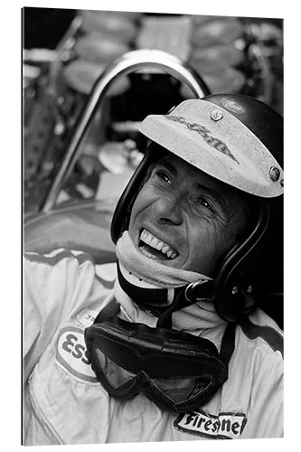 Gallery print Racing driver Jim Clark at the Italian Grand Prix, 1967