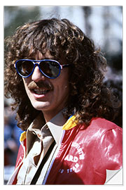 Selvklebende plakat George Harrison, Long Beach Grand Prix, 1978