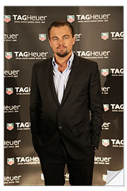 Sticker mural Leonardo di Caprio, TAG Heuer Carrera, Monaco 2013