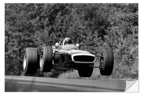 Wall sticker Jackie Stewart, BRM P115, Nürburgring 1967