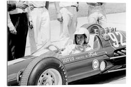 Galleritryck Jim Clark, Indianapolis 500, USA 1963