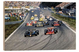 Puutaulu Niki Lauda and Mario Andretti, F1 Swedish GP, 1978