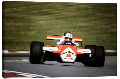 Canvas print Niki Lauda, McLaren, F1 British GP 1982