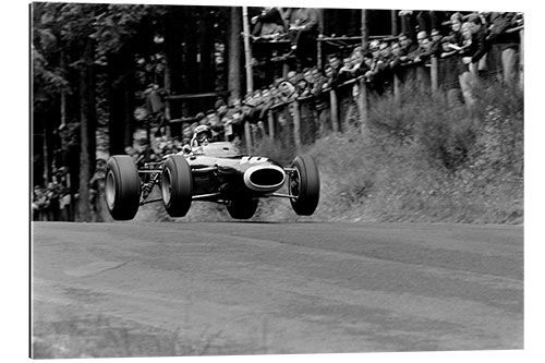 Gallery Print Jackie Stewart hebt ab, Nürburgring, Deutschland 1965