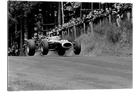 Gallery Print Jackie Stewart hebt ab, Nürburgring, Deutschland 1965