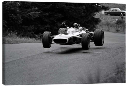 Canvas print Jackie Stewart, BRM P115, German GP, Nürburgring 1967