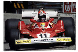 Acrylic print Niki Lauda, Monaco Grand Prix, Monte Carlo 1977