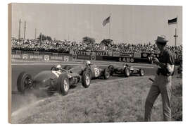 Trebilde Jim Clark leads Giancarlo Baghetti and Innes Ireland, French GP 1961