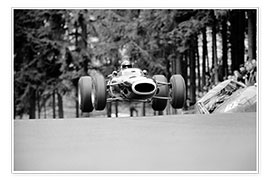 Poster  Jackie Stewart at Brunnchen, Nürburgring, German GP 1966