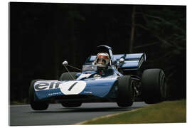 Acrylglasbild Jackie Stewart, Nürburgring, Deutschland, 1972