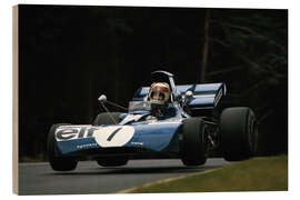 Cuadro de madera Jackie Stewart, Nürburgring, Germany, 1972