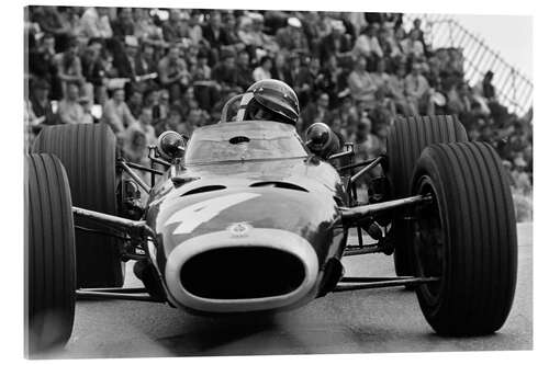 Acrylic print Jackie Stewart, BRM P261, Monte Carlo, Monaco 1967