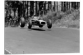 Quadro em plexi-alumínio Jackie Stewart, BRM P261, Nürburgring Germany, 1966