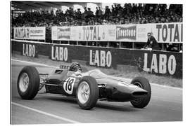 Gallery print Jim Clark, Lotus 25 Climax, French GP, 1963