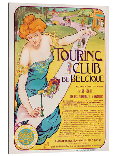 Galleritryk Touring Club de Belgique 1901