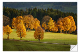 Muursticker Golden autumn