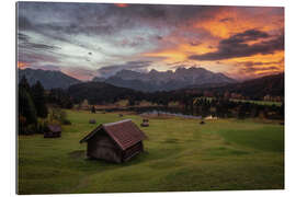 Gallery print A perfect morning in the Alps