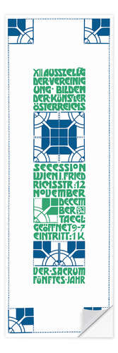 Självhäftande poster Secession Vienna XII