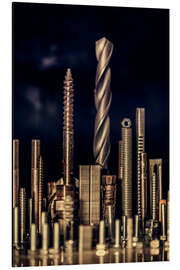 Aluminium print Iron Skyline