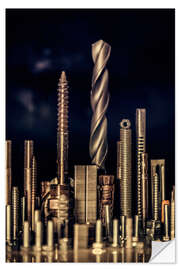 Självhäftande poster Iron Skyline