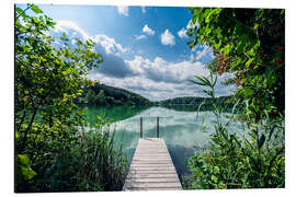 Tableau en aluminium Au bord du lac