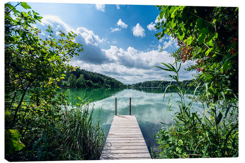 Canvas print Am See