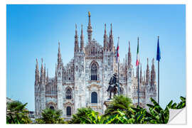 Selvklebende plakat Milan Cathedral