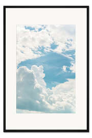 Gerahmter Kunstdruck Cirrocumulus