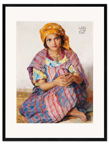 Plakat artystyczny premium w ramie Bedouin Chadia
