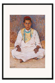 Gerahmter Kunstdruck Muldi, Porträt eines tunesischen Jungen