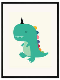 Gerahmter Kunstdruck Dinocorn