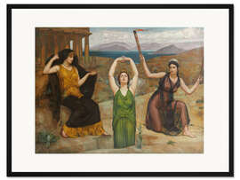 Gerahmter Kunstdruck Demeter, Kore und Hekate