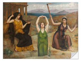 Selvklebende plakat Demeter, Kore and Hekate