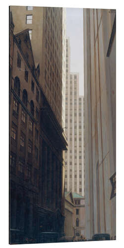 Aluminiumsbilde View of Wall Street