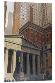 Tableau en plexi-alu Federal Hall, Wall Street