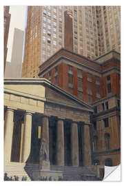 Wandsticker Federal Hall, Wall Street