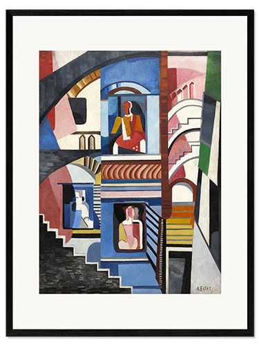 Framed art print Theatrical composition