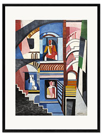 Framed art print Theatrical composition