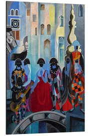 Magnettafel Karneval in Venedig