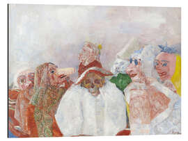 Magnettafel Masken im Angesicht des Todes