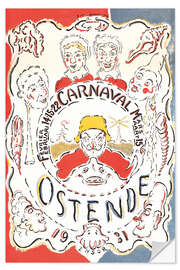 Wall sticker Ostend Carnaval