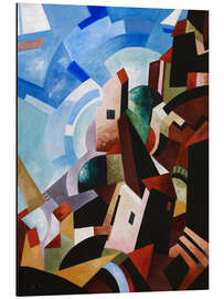 Magnettafel Italienische Stadt am Meer