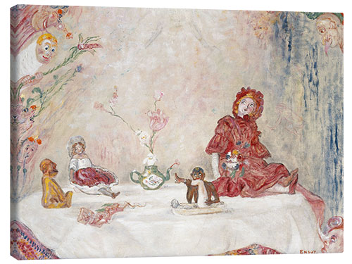 Lerretsbilde Masks and dolls