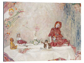 Magnettafel Masken und Puppen