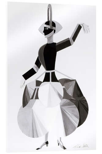 Obraz na szkle akrylowym Costume design for Aelita